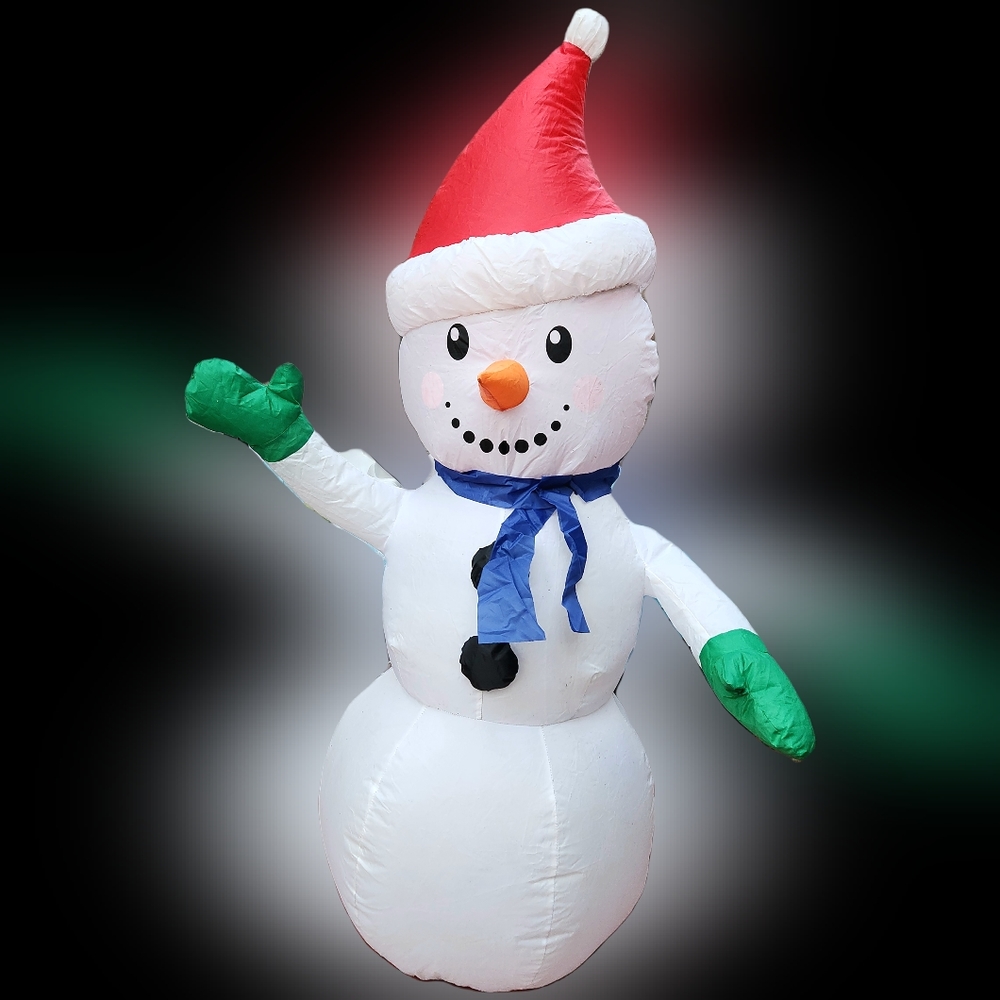 Inflatable snowman